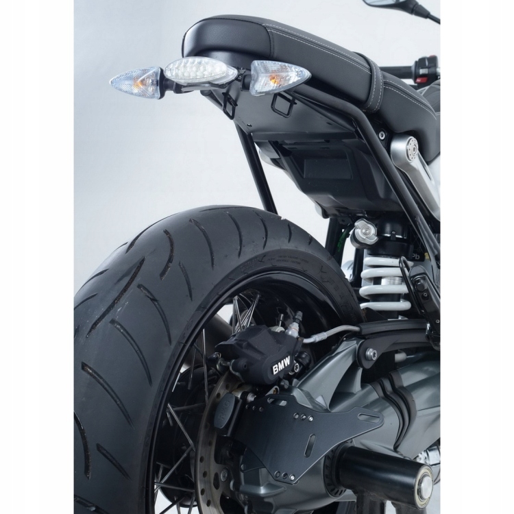 Držiak Špz, Bmw R Nine T bočná montáž, s podsedlovým rámom, čierna