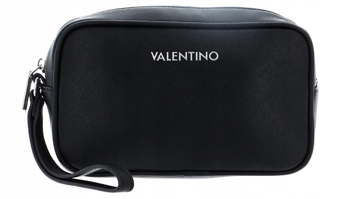 Valentino kožená kosmetická taška černá unisex