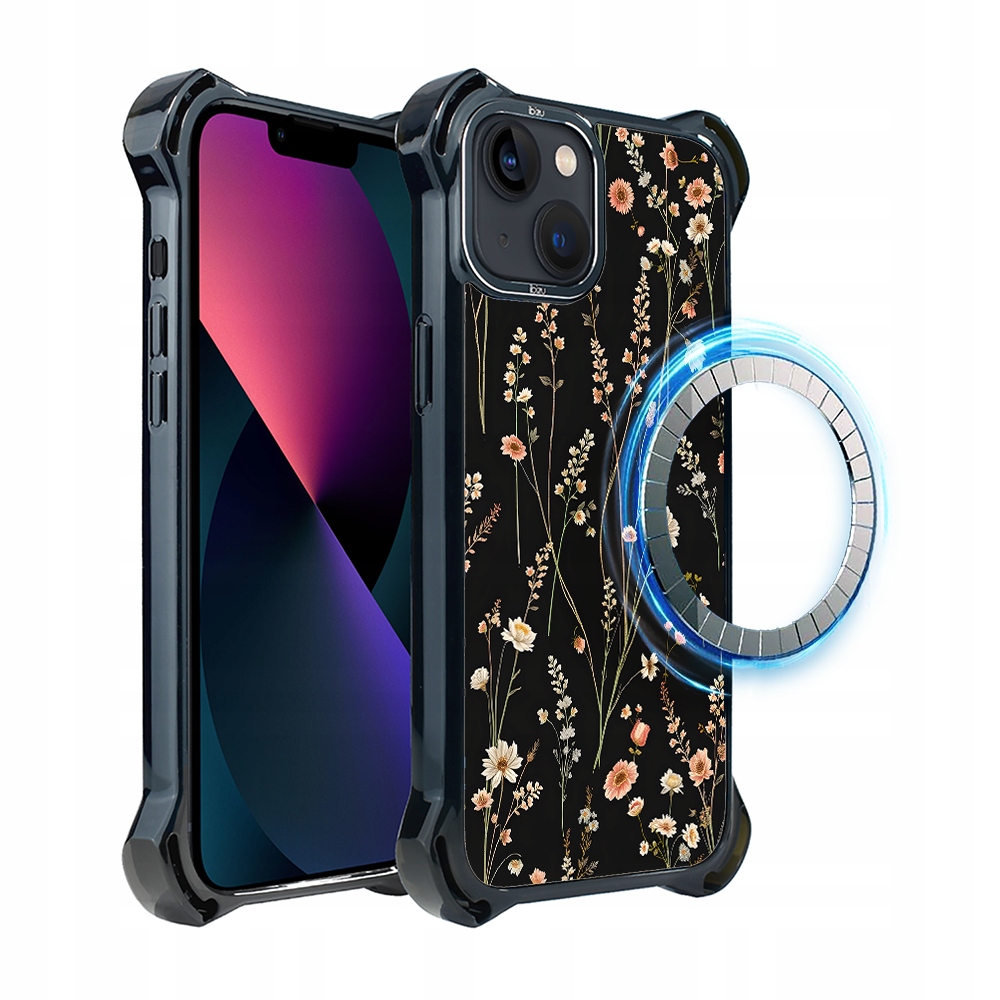 Pouzdro pro iPhone 13 Ibizu DropGuard Ultra s MagSafe, severní zahrada