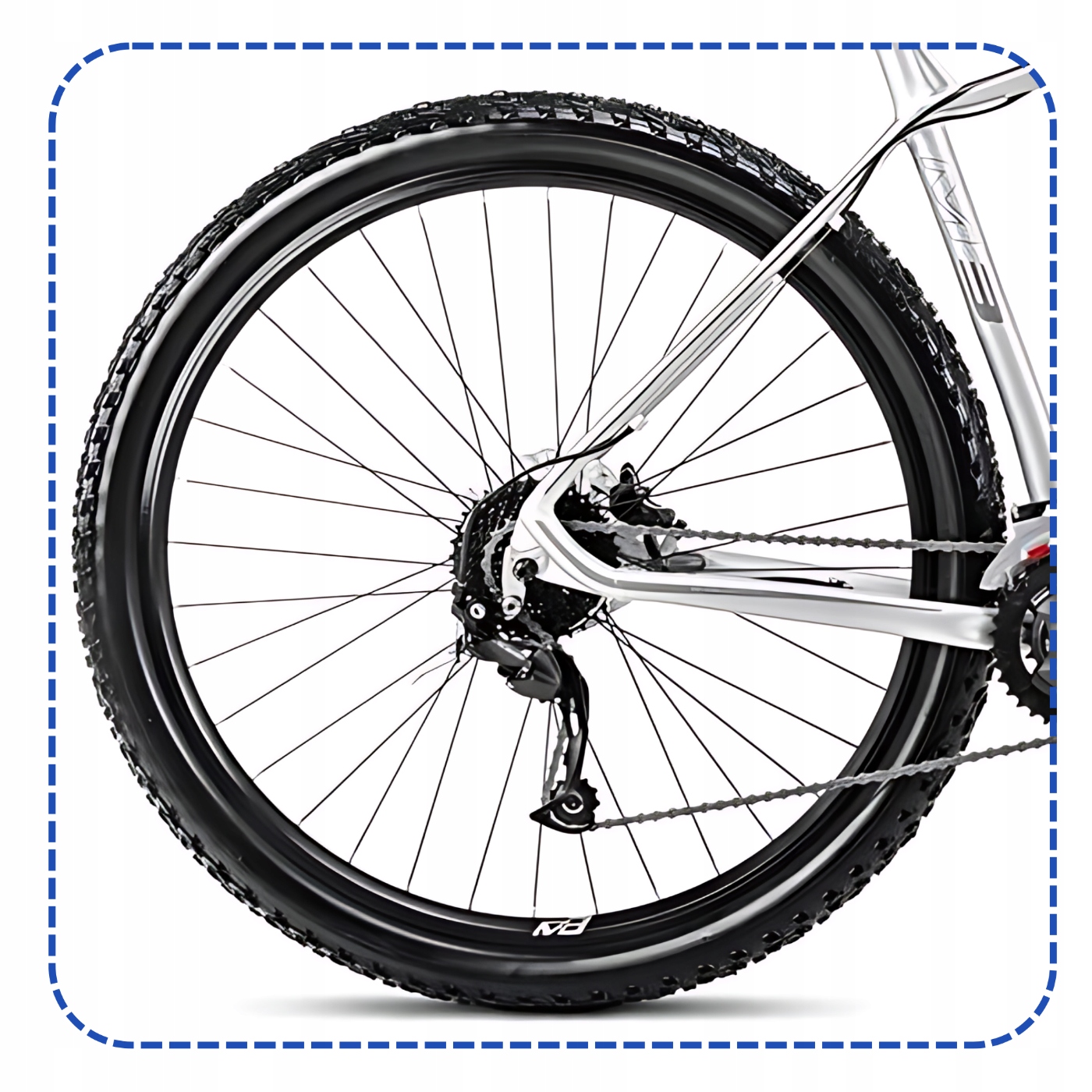 ROWER MTB GÓRSKI 29" ROMET MUSTANG M3 SHIMANO OŚWIETLENIE I STOPKA GRATIS Kolor srebrny