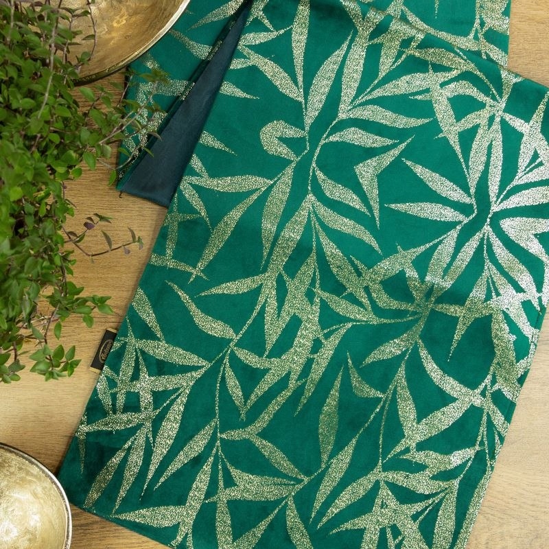 OBRUS BLINK 15 35 X 220 CM CIEMNOZIELONY EUROFIRANY Długość 220 cm