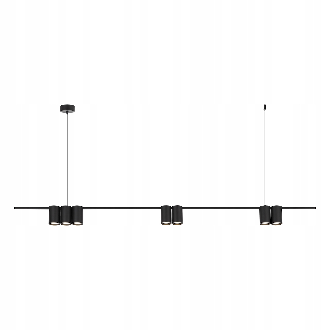 Závěsná lampa Genesis Černá 7xGU10