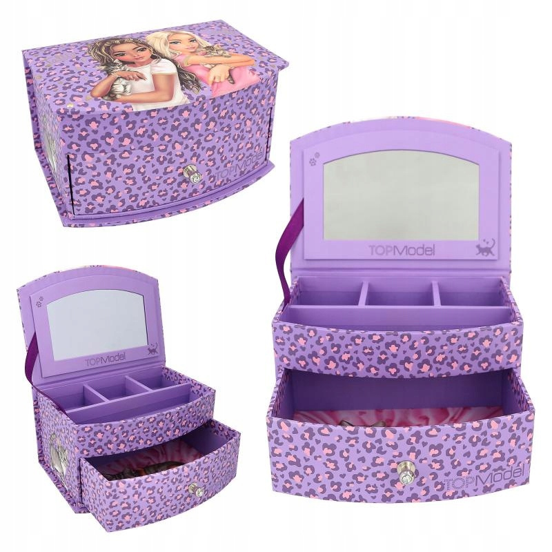 

Szkatułka na biżuterię Top Model Lilac Love luster