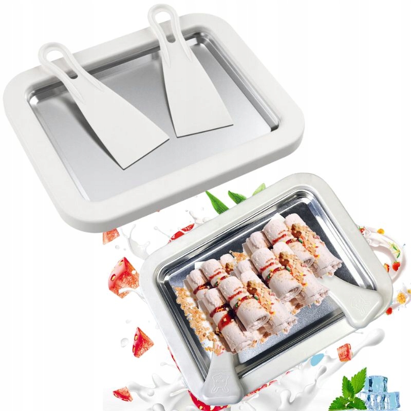 MASZYNA DO ROBIENIA LODÓW W DOMU LODY TAJSKIE ZESTAW TACA + PRZEPISY GRATIS