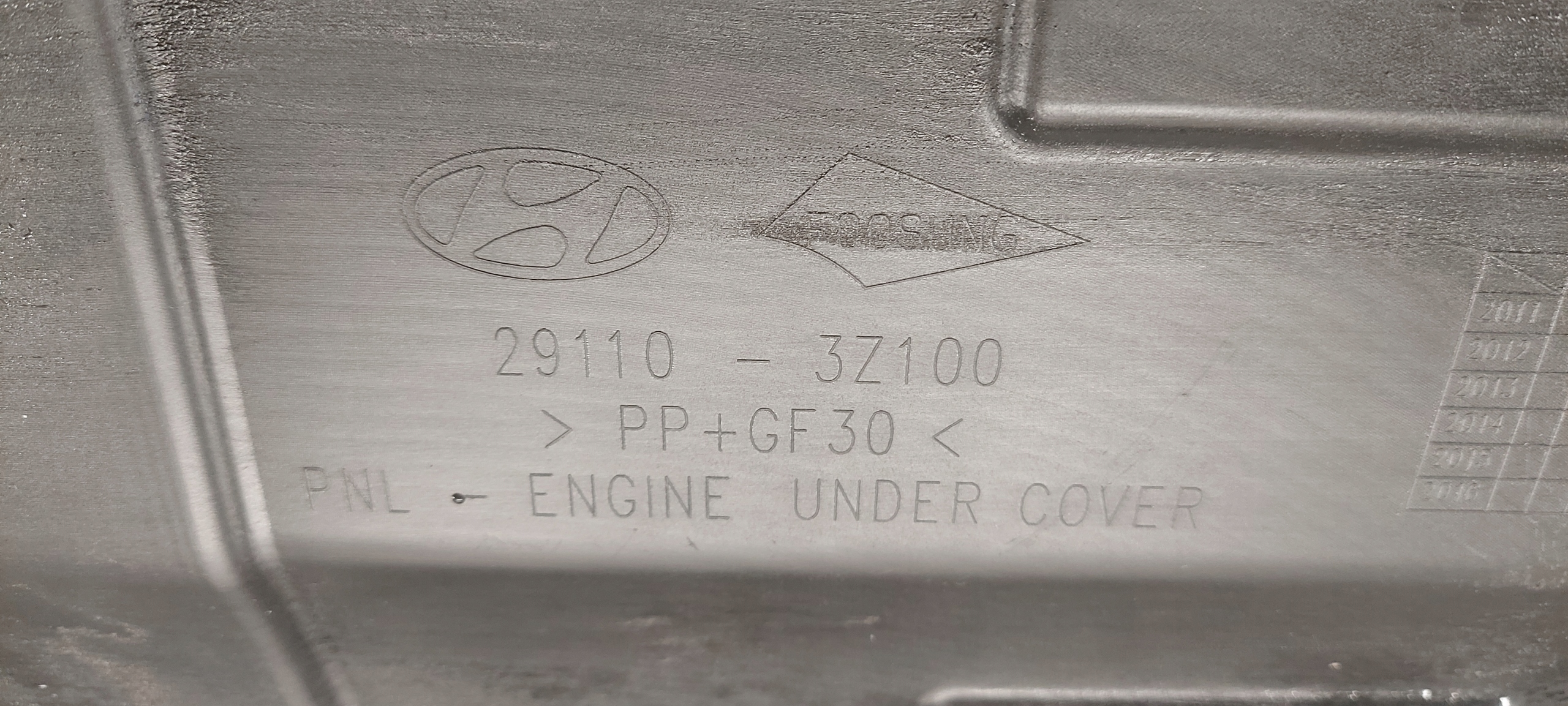 cover cover below engine HYUNDAI I40 11-19 original 29110-3Z100
