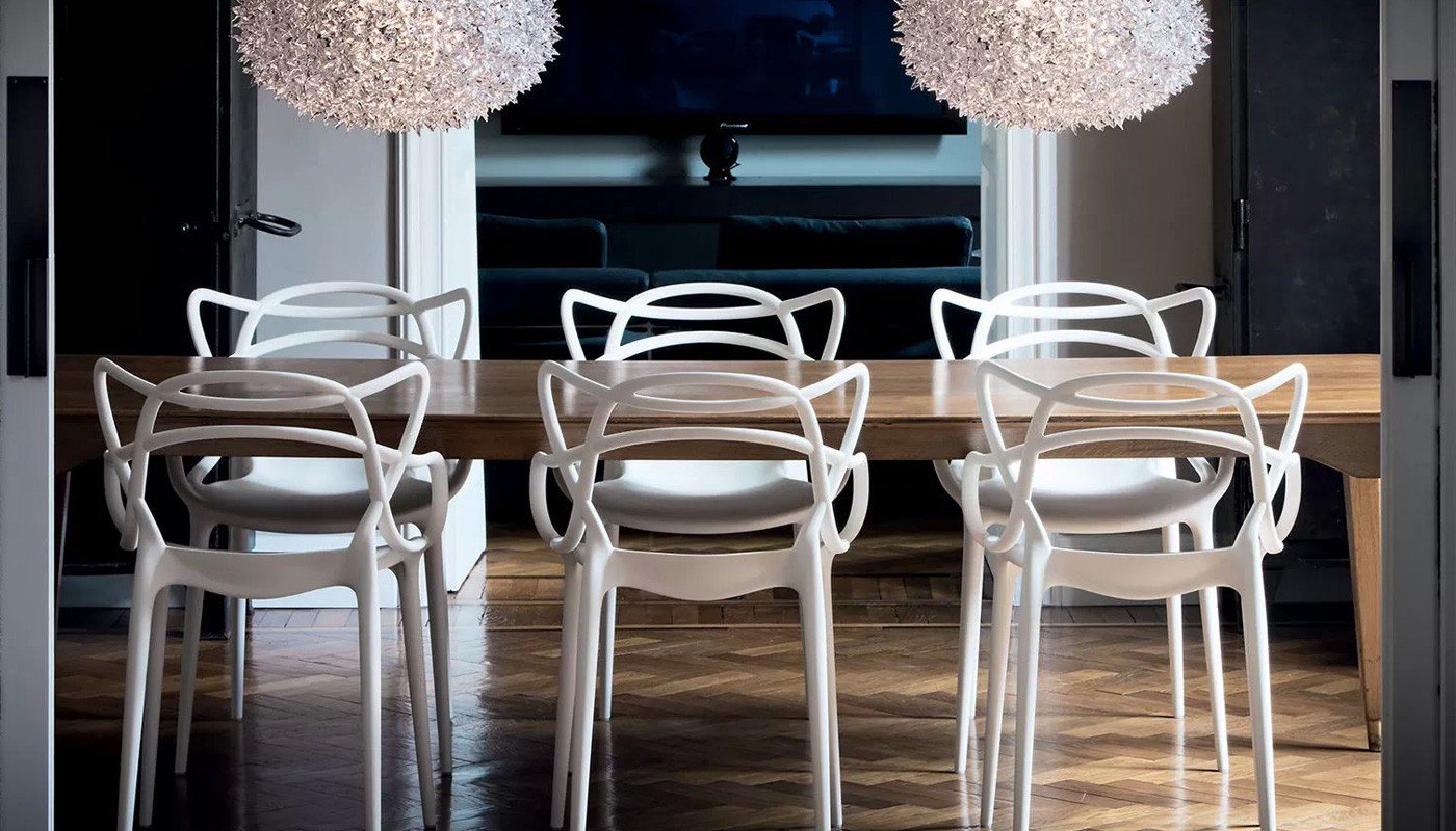 Krzesło Dankor Design Masters biały Głębokość mebla 61 cm