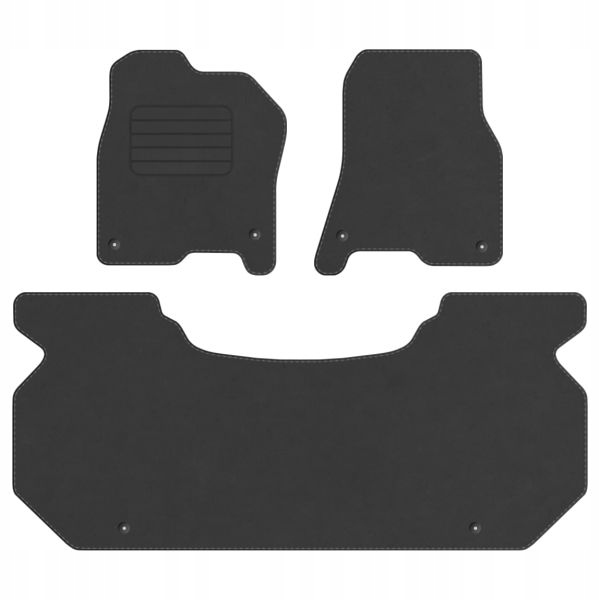 Ram 1500 18 – velurové koberce Comfort Grafit