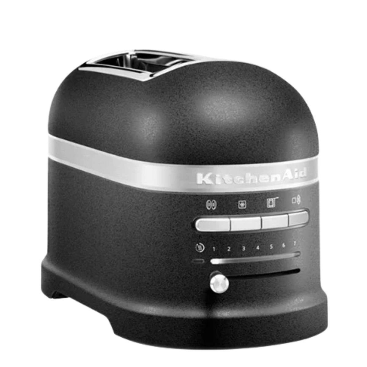 Hriankovač na 2 plátky Artisan Kitchenaid 5KMT2204EBK, liatinový
