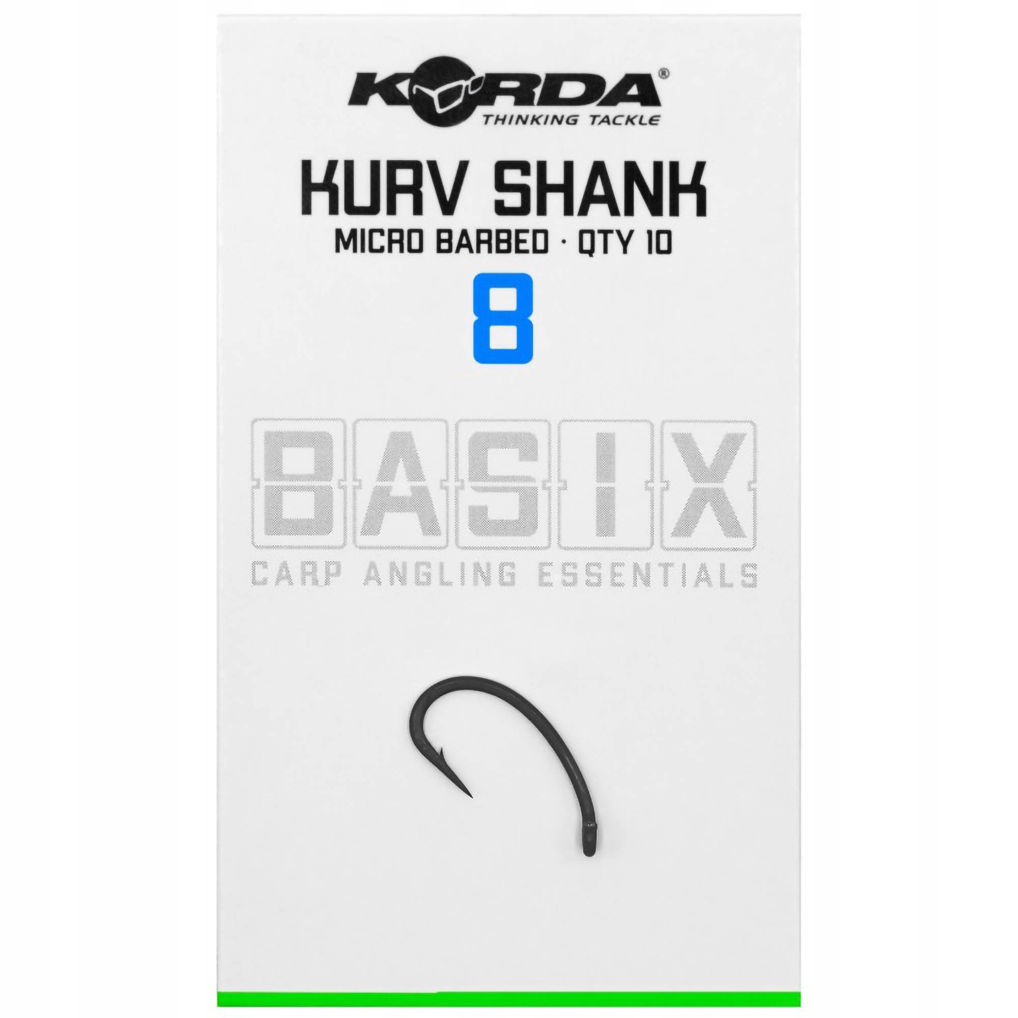Haczyki Korda Basix Kurv Barbed 8