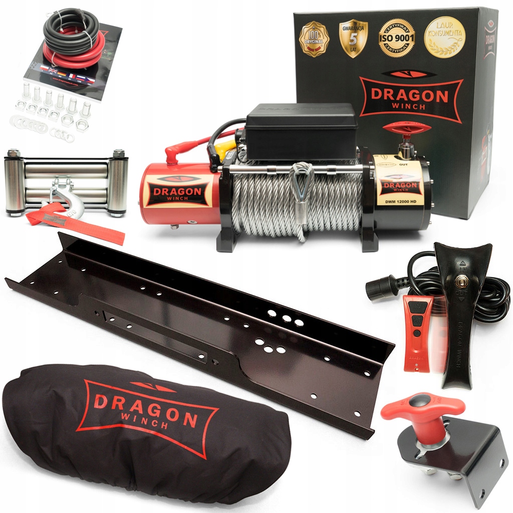 

Wyciągarka Elektryczna 12V Samochodowa 5,5T