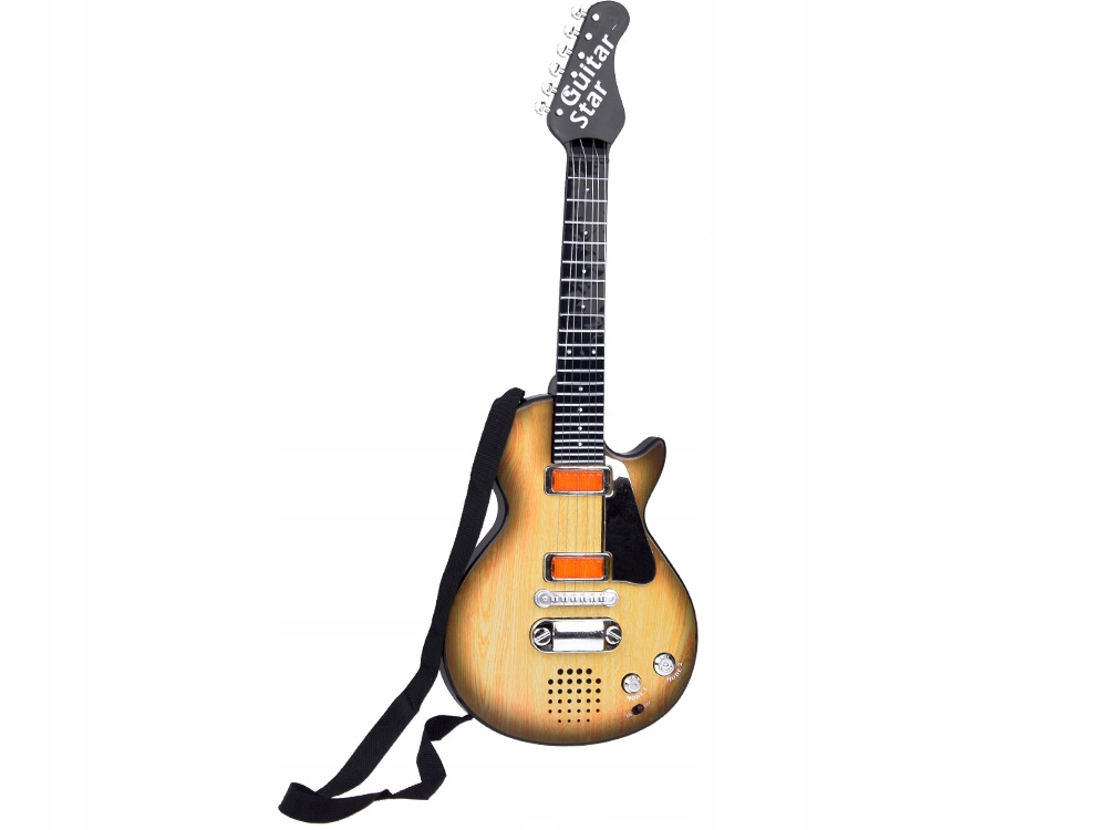 DUŻA ROCKOWA GITARA DLA DZIECKA `DŹWIĘK I ŚWIATŁO Rodzaj gitara elektryczna