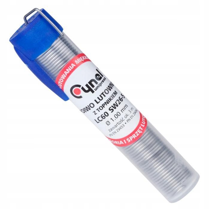 

Lechpol Cyna fiolka 1mm 3m LUT0011