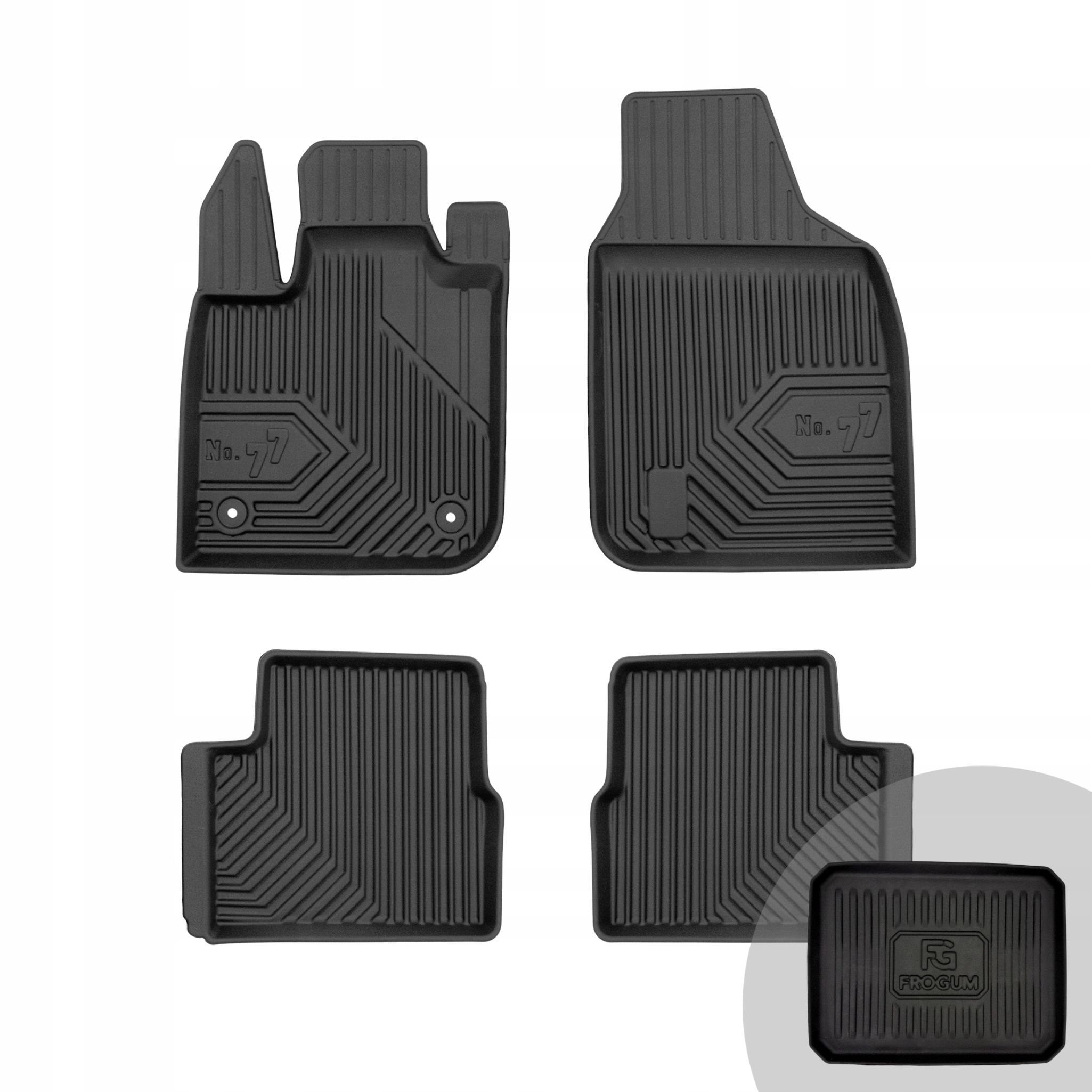 Frogum Koberce do auta pro Fiat 500e II od roku 2020