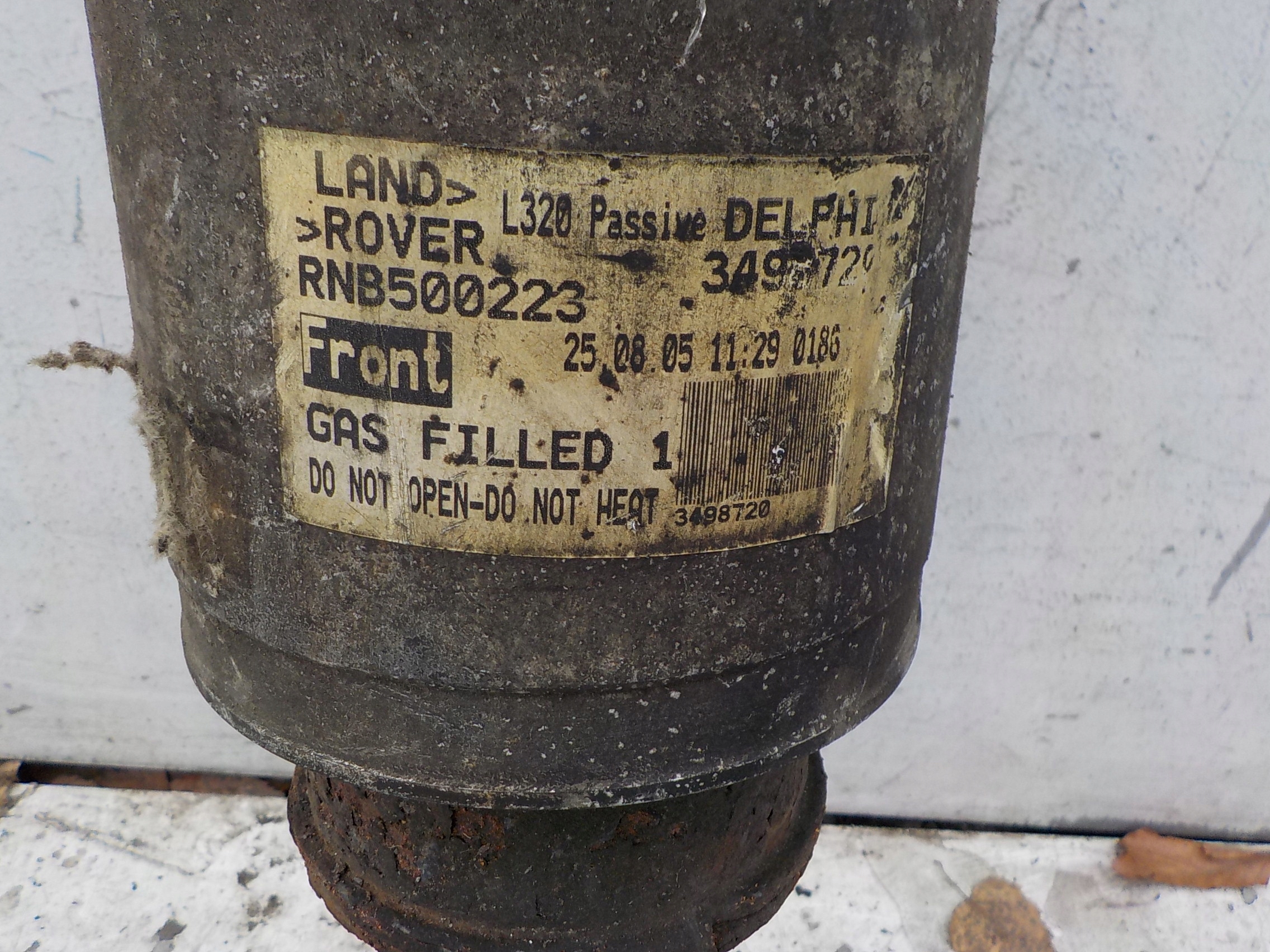 63 RANGE ROVER SPORT L320 shock absorber left front
