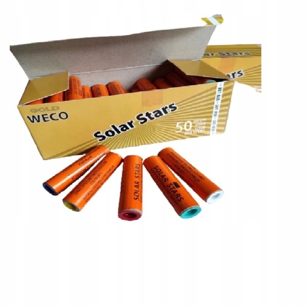 

Race Pistoletowe Solar Stars Kolorowe RP3 50 Sztuk
