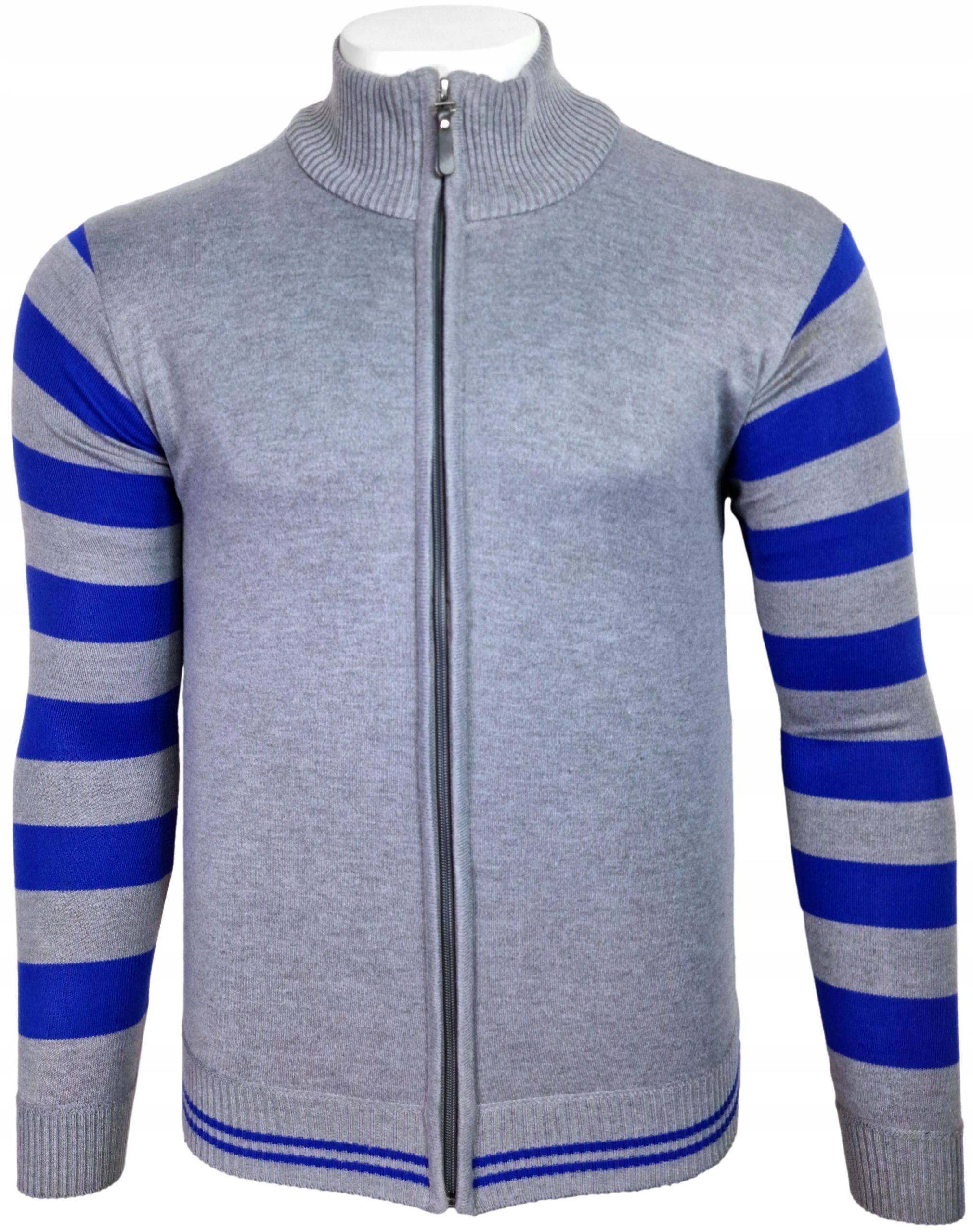 SWETER MĘSKI ROZPINANY PÓŁGOLF W PASKI _ R11 r. XL Marka inna