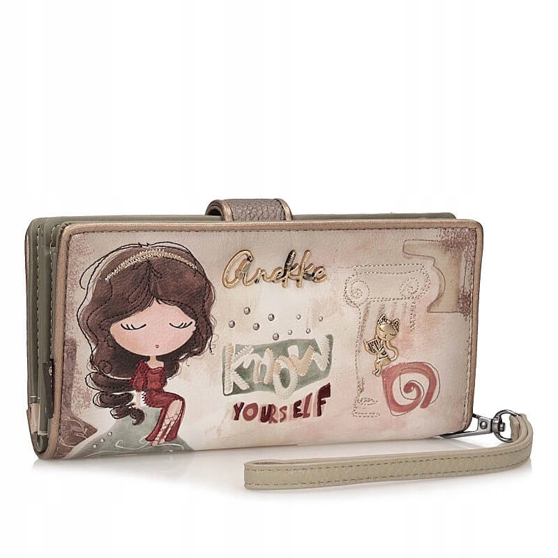 Dámská peněženka Anekke 42709-901 Billetero Wallet Muse na zip a zip