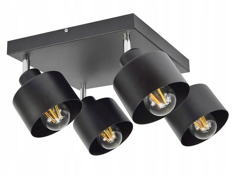 Lampa Stropní Svítidlo Lustr 384-A4 Měď Edison Loft