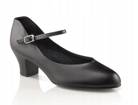 Capezio Damskie Buty Do Tańca Czarne Skórzane Obcas 40 0_2