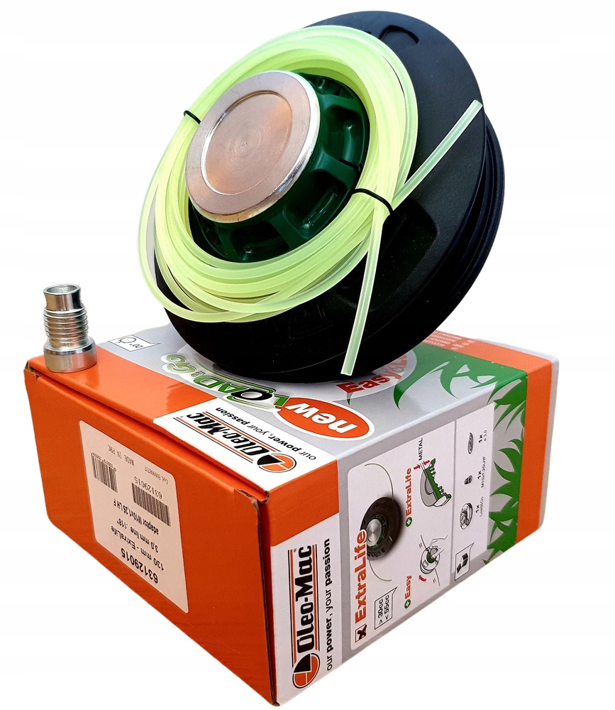 GŁOWICA DO KOS ŻYŁKOWA OLEO-MAC LOAD&GO 130mm x 3mm EXTRALIFE M10x1.25 LHF