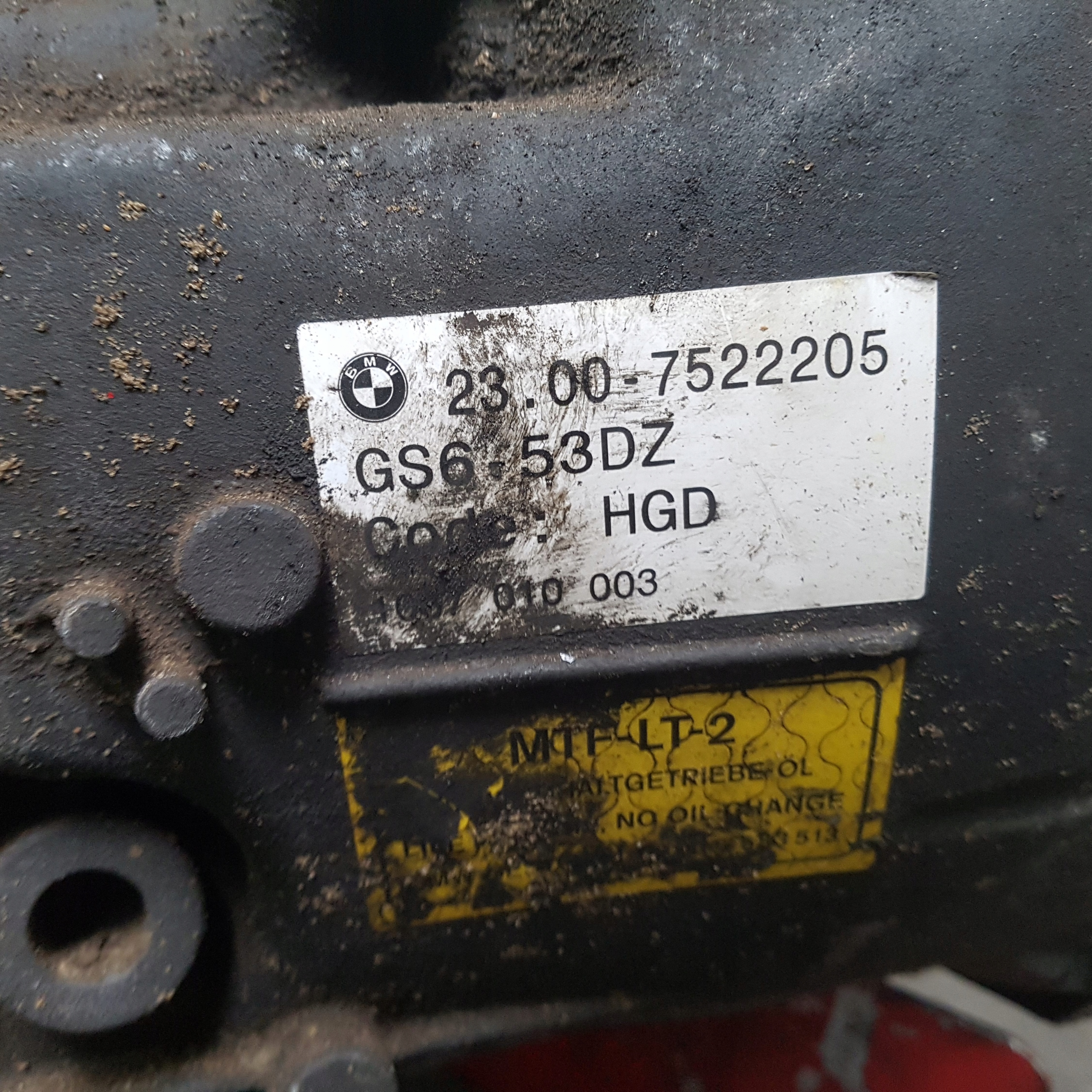 CAMBIO manuale BMW E60 7522205 3.0 D
