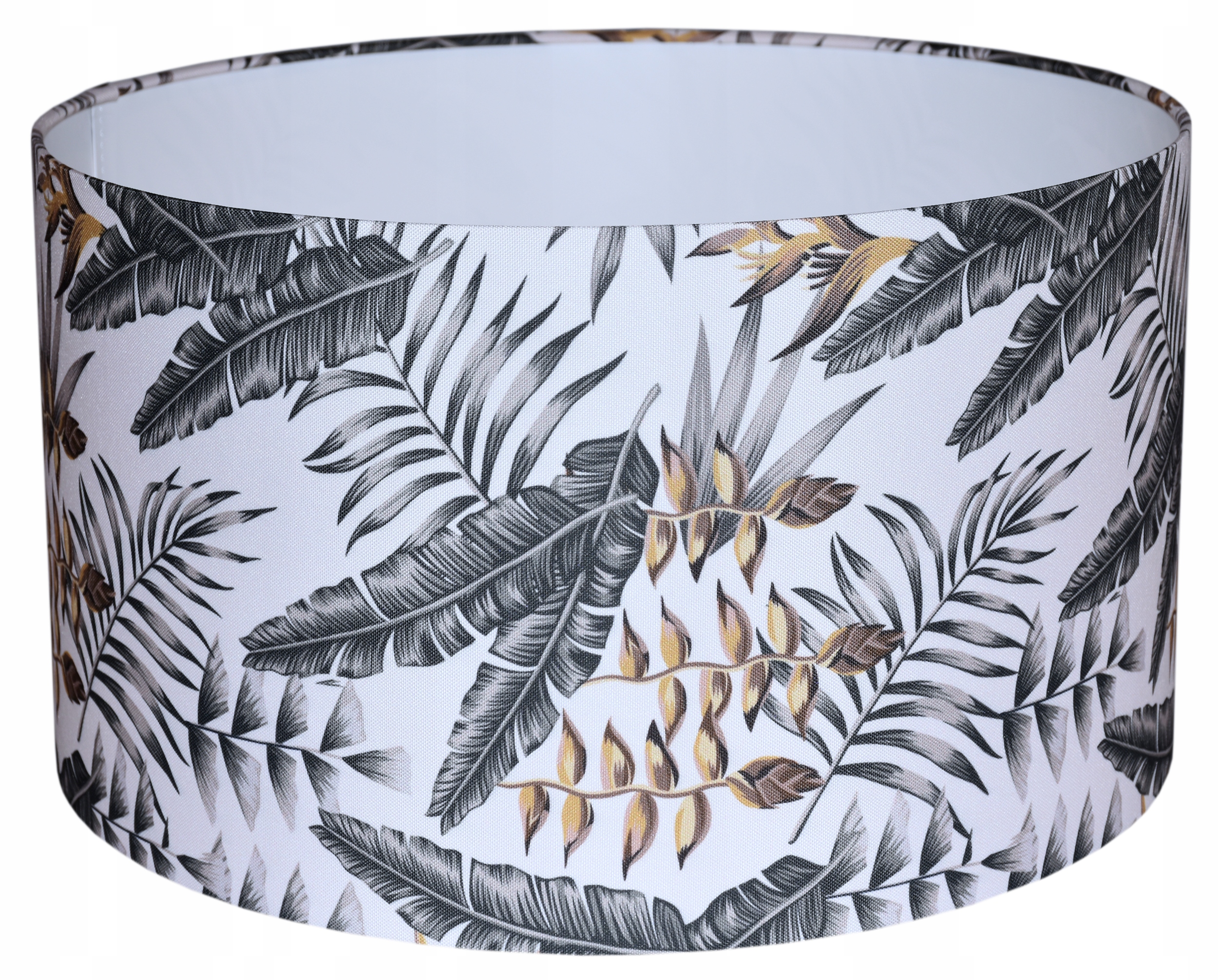 Exotický abažúr E27 Zavinovacie Okraje valec tienidlo na lampu 45 cm Primavera