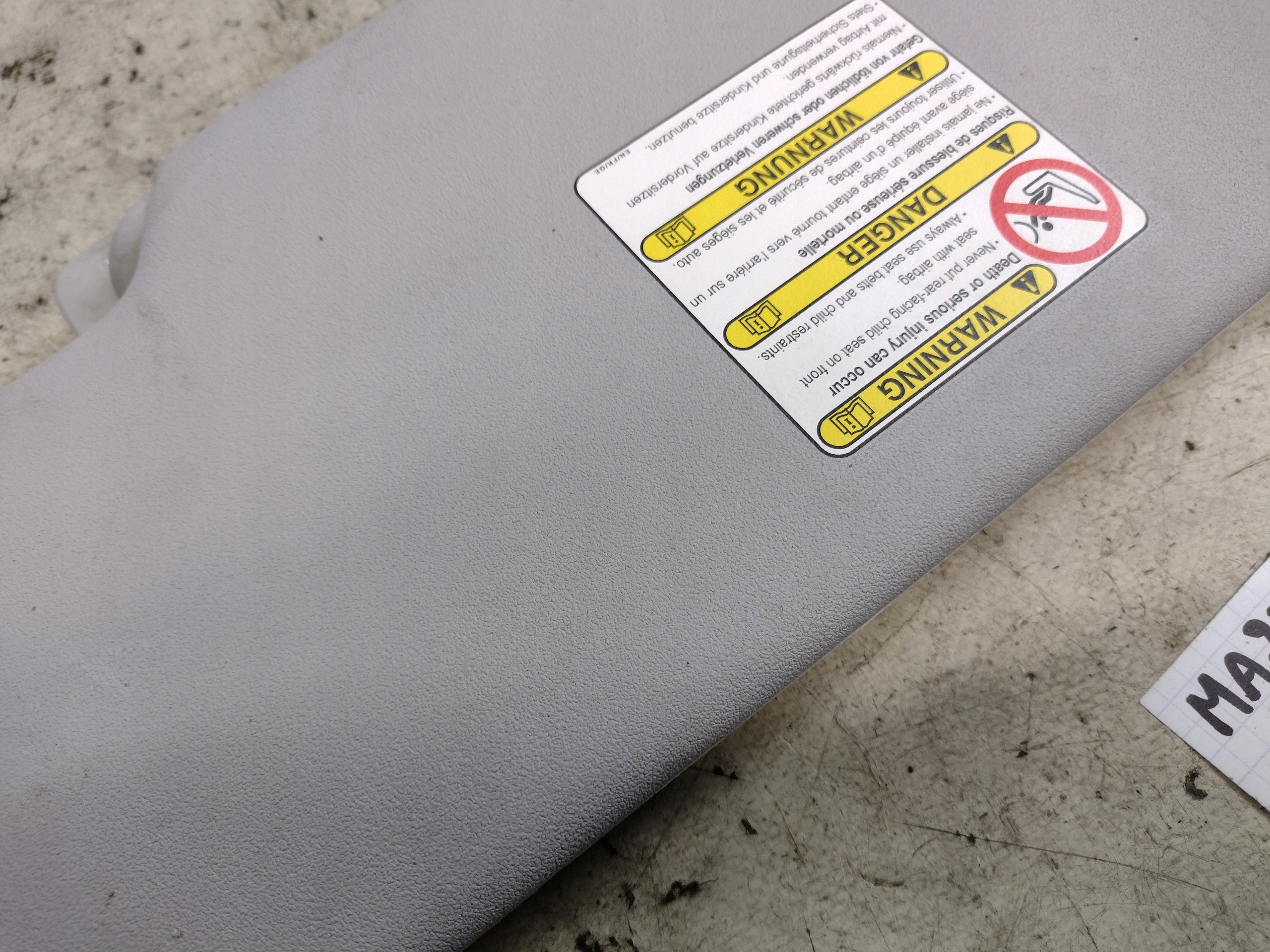 cover przeciwsloneczna visor right Mazda CX7 CX-7