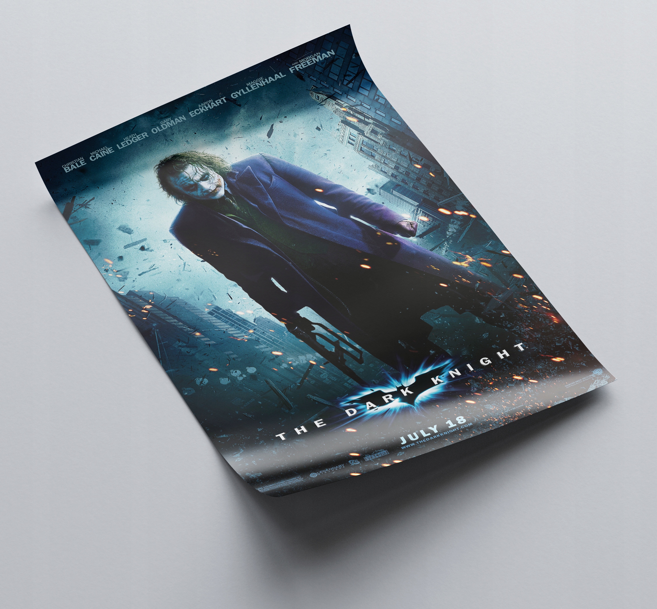 Plakat filmowy The Dark Knight Batman Joker (2008) 100x70 #292 Marka inna