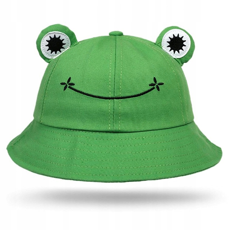 

Kapelusz Rybacki Bucket Hat Czapka Żaba Zielony