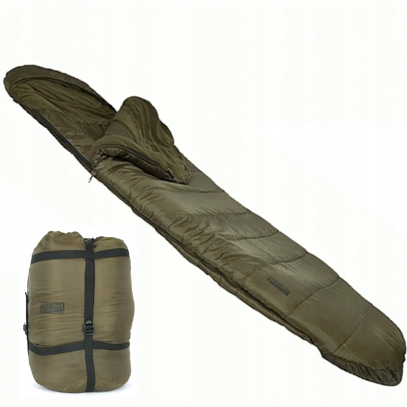 Śpiwór Wędkarski Fox Eos 1 Sleeping Bag 88x210cm transp. 33x45cm 2.6kg