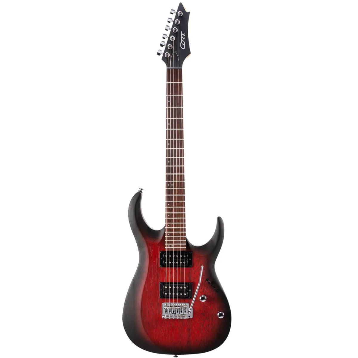 Gitara Elektryczna Cort X 100 Opbb Open Pore Black Chery Burst