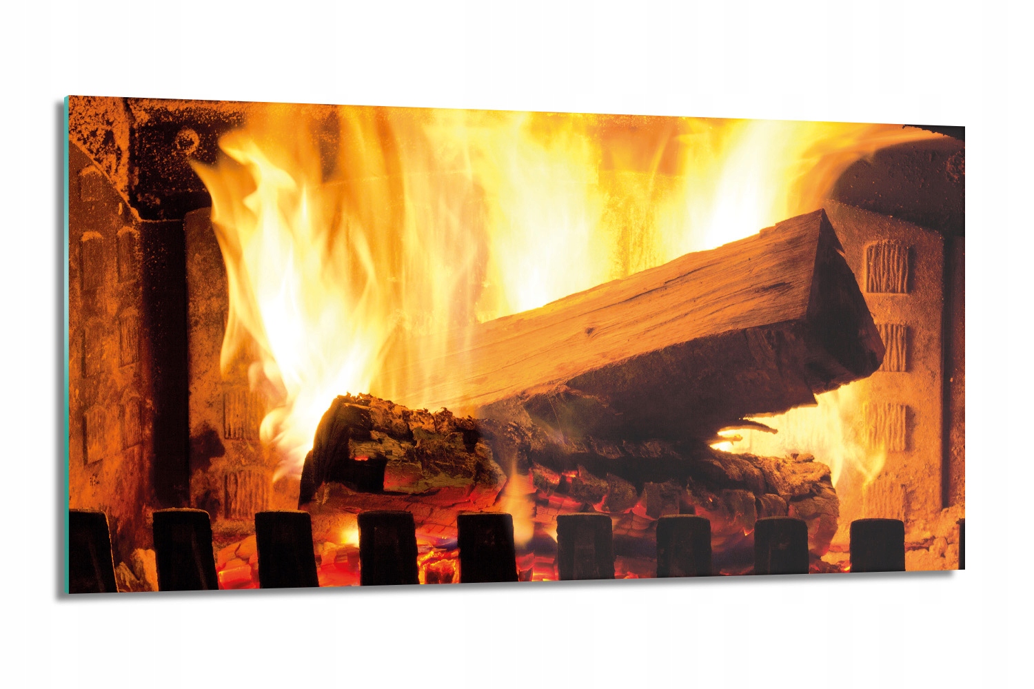 Kuchyňský panel moderní Oheň krb 100x50