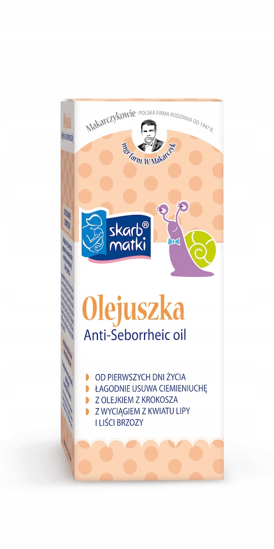 Mothers Treasure Olejuszka масло для колыбели 30 мл