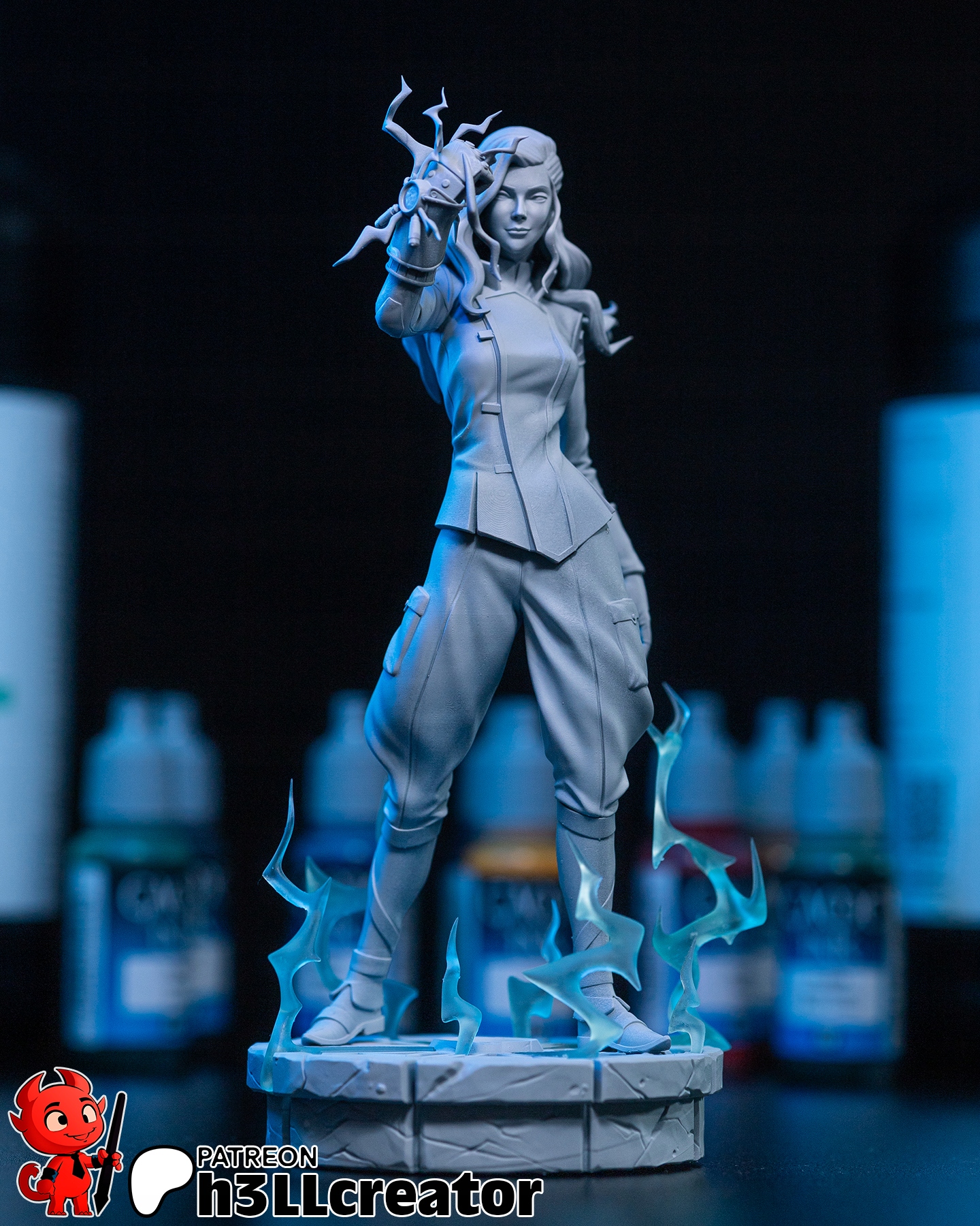 Figurka Asami Sato The Legend of Korra h3LL creator 3D tisk 12K