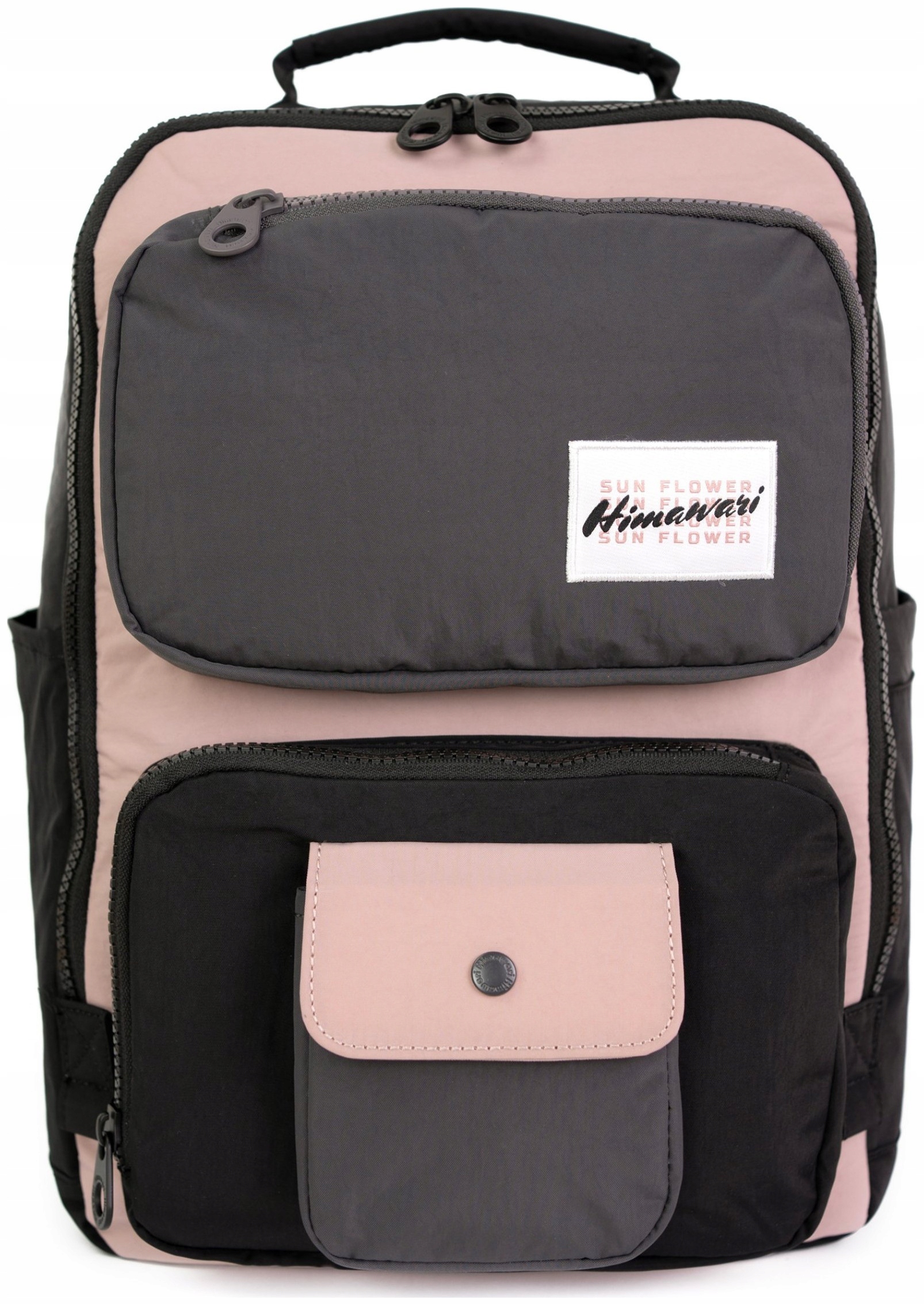 Batoh na notebook Himawari Retro S lehký pro práci do školy, grafitový