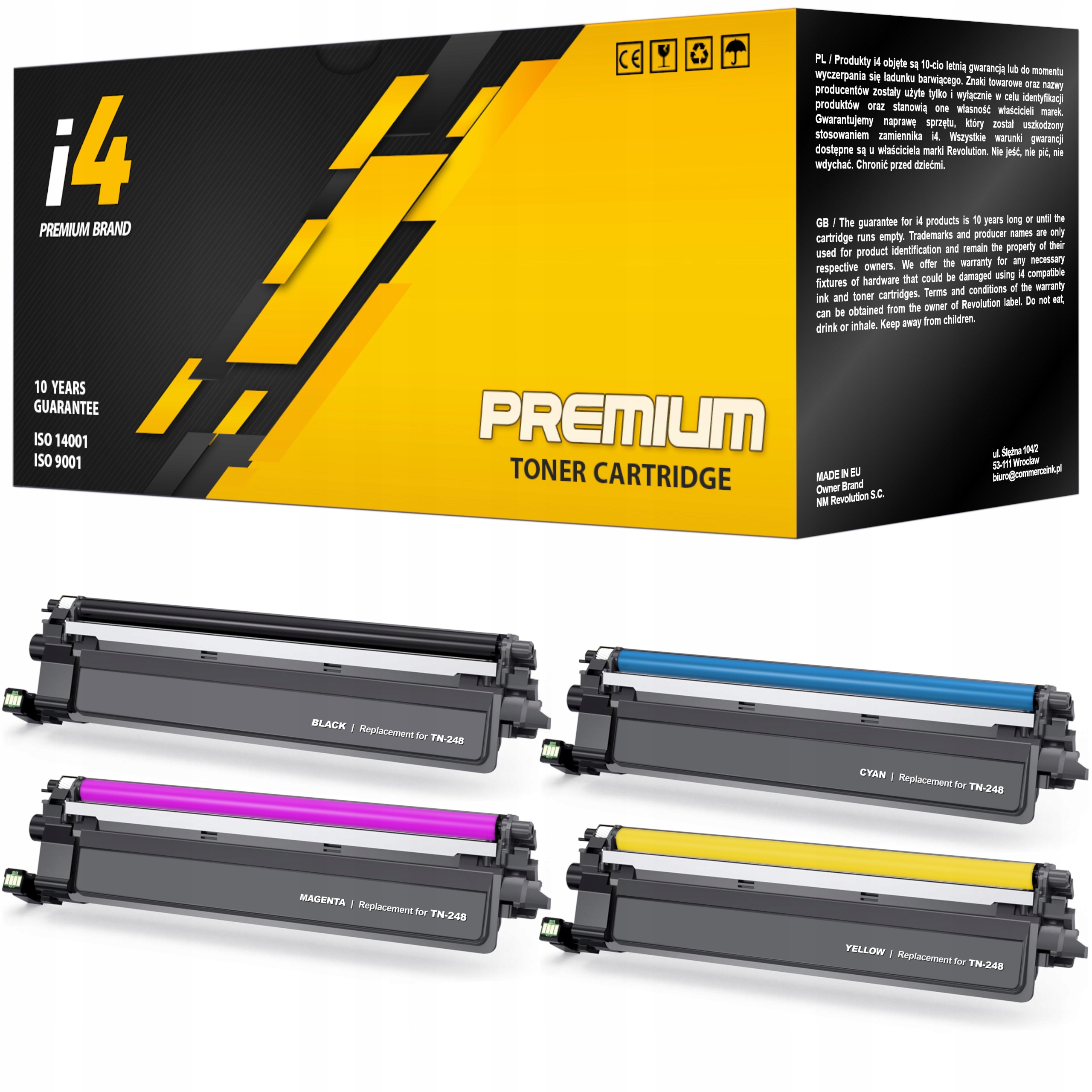 Toner XL Do Brother DCP-L3560CDW L3520CDW HL-L8230CDW L3220CW MFC-L3740CDW
