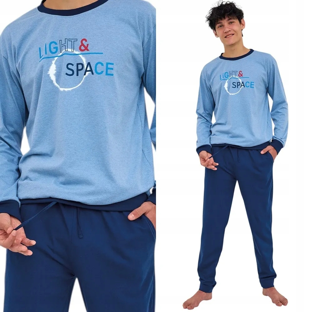 Juniorské Pyžamo Cornette 998 Light S 170 Modrá