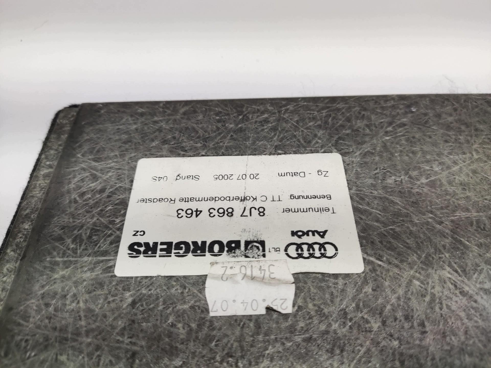 floor mats boot AUDI TT II 8J 2006-2010 8J7863463