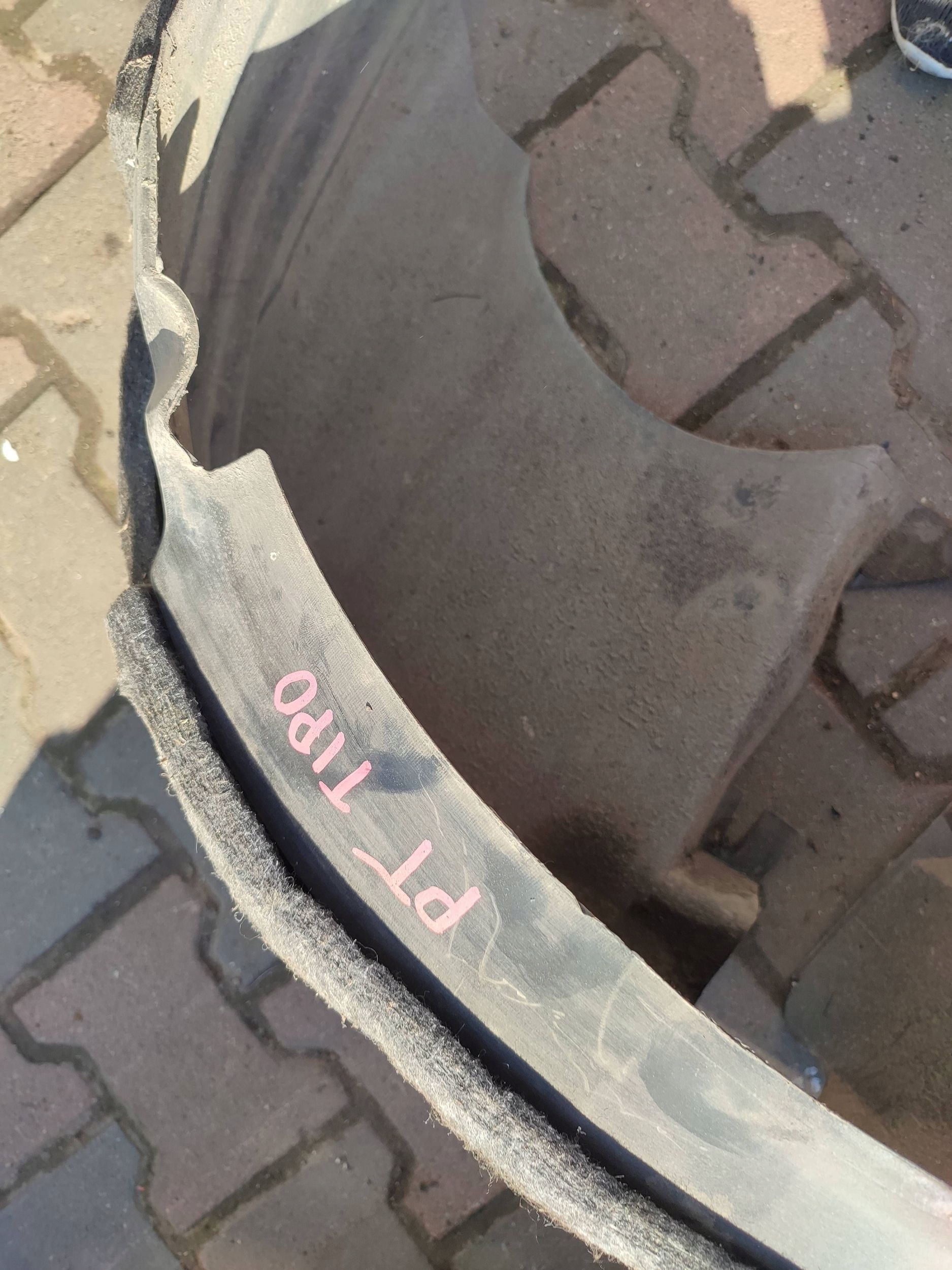 Fiat Tipo 2018 rear part side right mudguard rear.