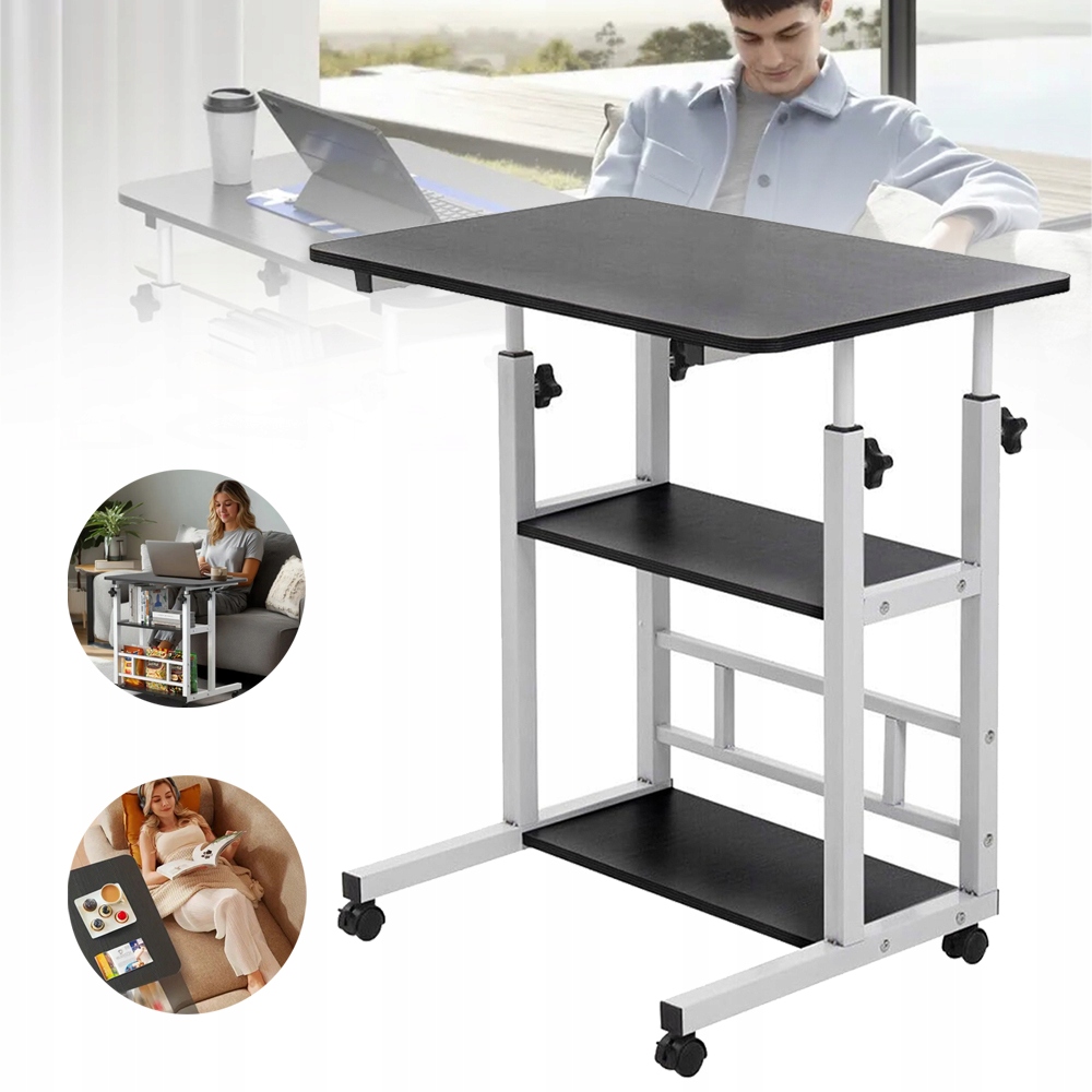 Biurko Z Regulacją Wysokości, Biurko Na Kółkach, Stolik Pod Laptopa