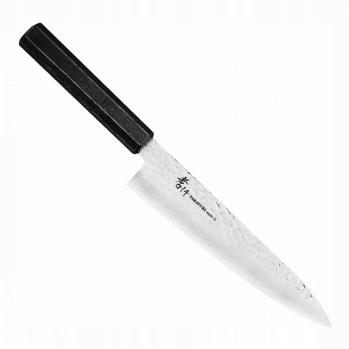 Sakai Takayuki Nanairo VG-10 Ebony Japonský kuchynský nôž šéfkuchára 21 cm