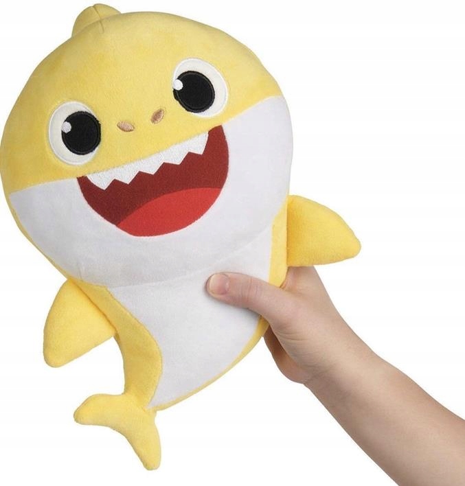 

Baby Shark śpiewający Maskotka Żółty 30 cm