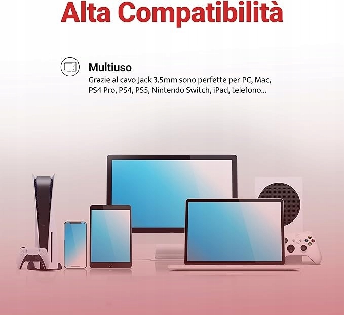 Słuchawki nauszne z mikrofonem SAATCHITECH Cuffie Headphone KHM-229 Mikrofon tak