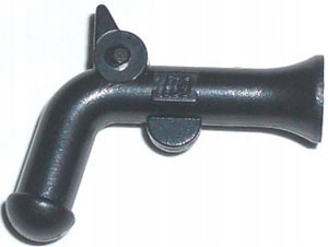 LEGO - Pistolet Pirata -CIEMNOSZARY PERŁOWY - 2562 Marka LEGO