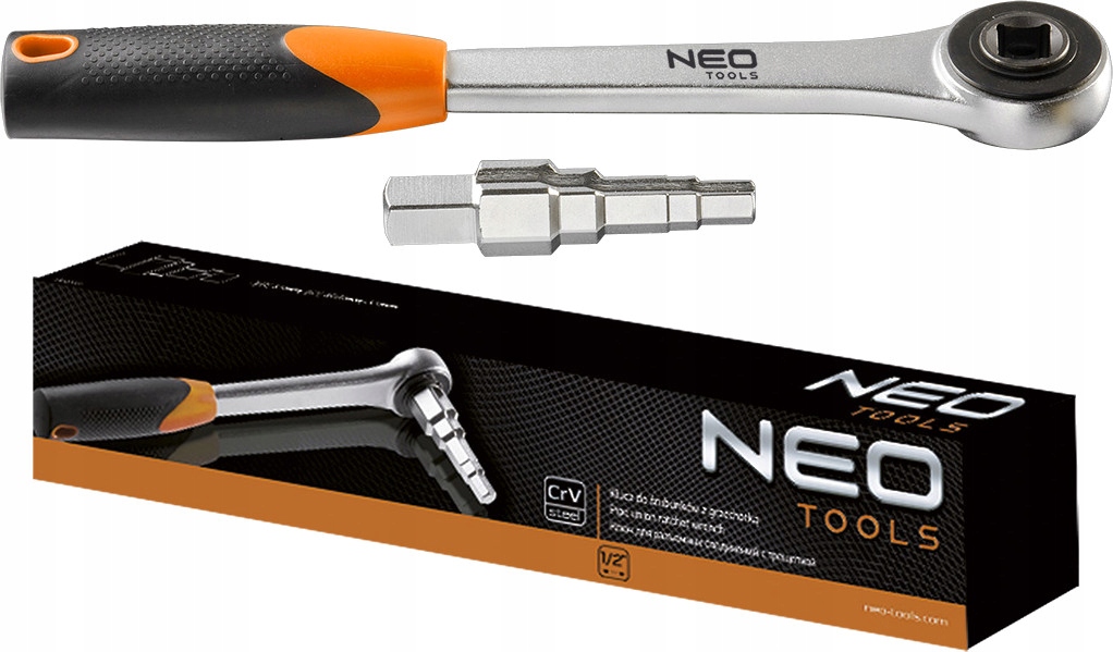 NEO KLUCZ DO ŚRUBUNKÓW 1/2 Z GRZECHOTKĄ PRZELOTOWĄ DO GRZEJNIKÓW 02-060