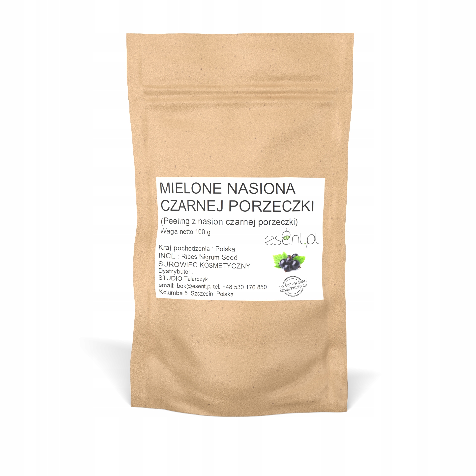 

Mielone nasiona czarnej porzeczki(peeling) 100 g