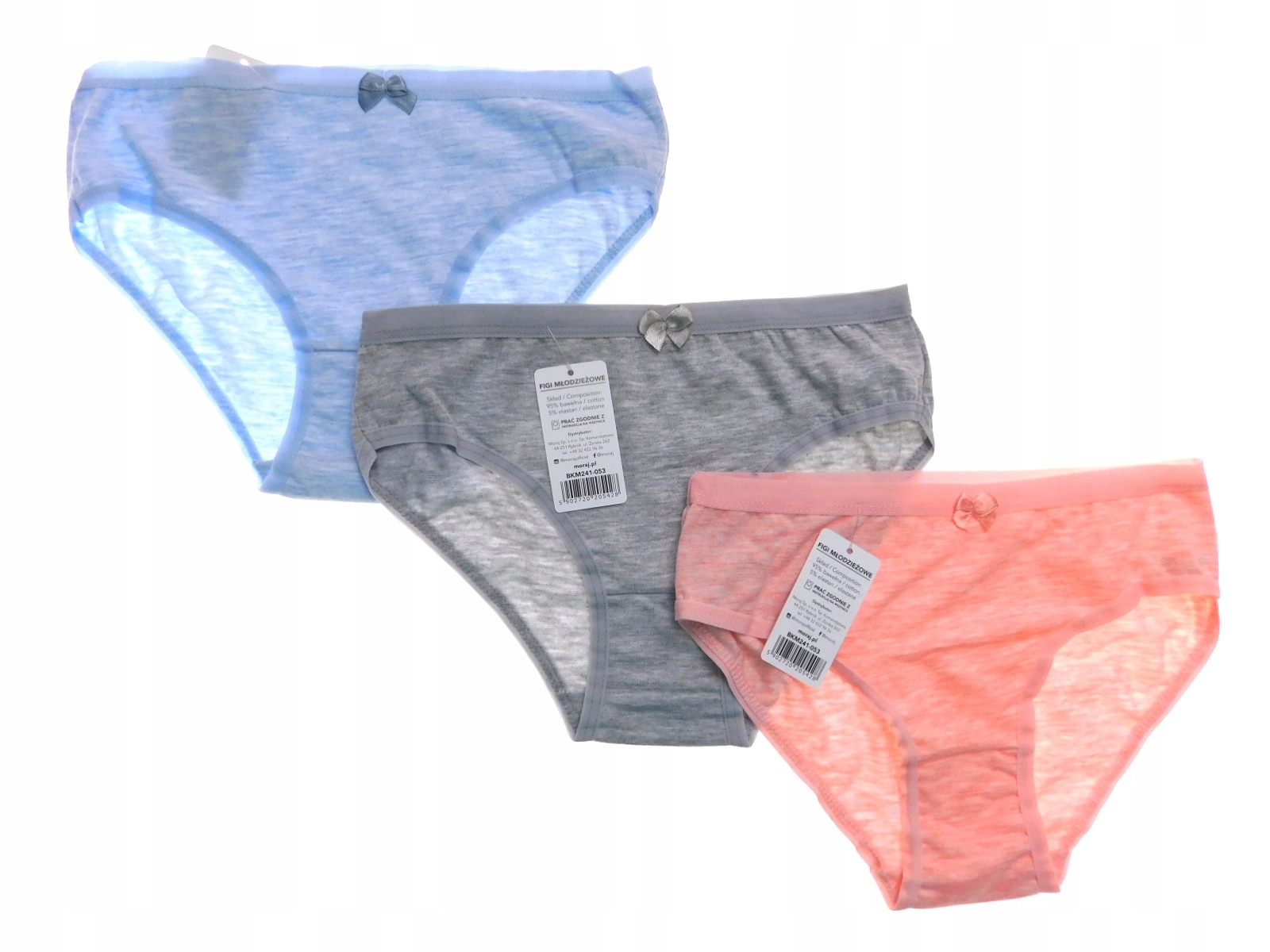 

Zestaw 3-PAK Majtki Bawełna Moraj jakość 128/134