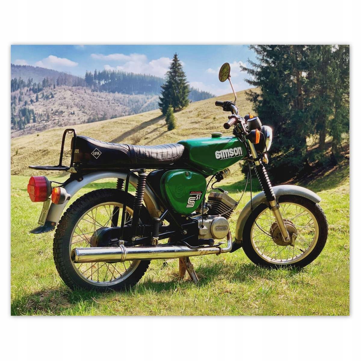 Naklejki 50x40 Motorower Simson S51 • Cena, Opinie • Naklejki ścienne ...