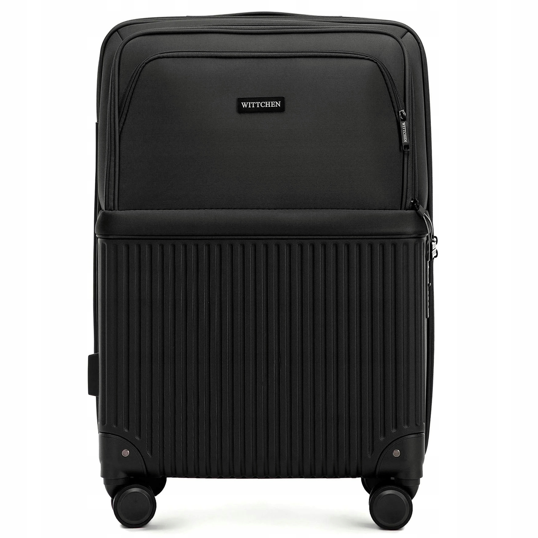 Walizka średnia Wittchen 56-3S-882-10 Axis Line z ABS-u i nylonu