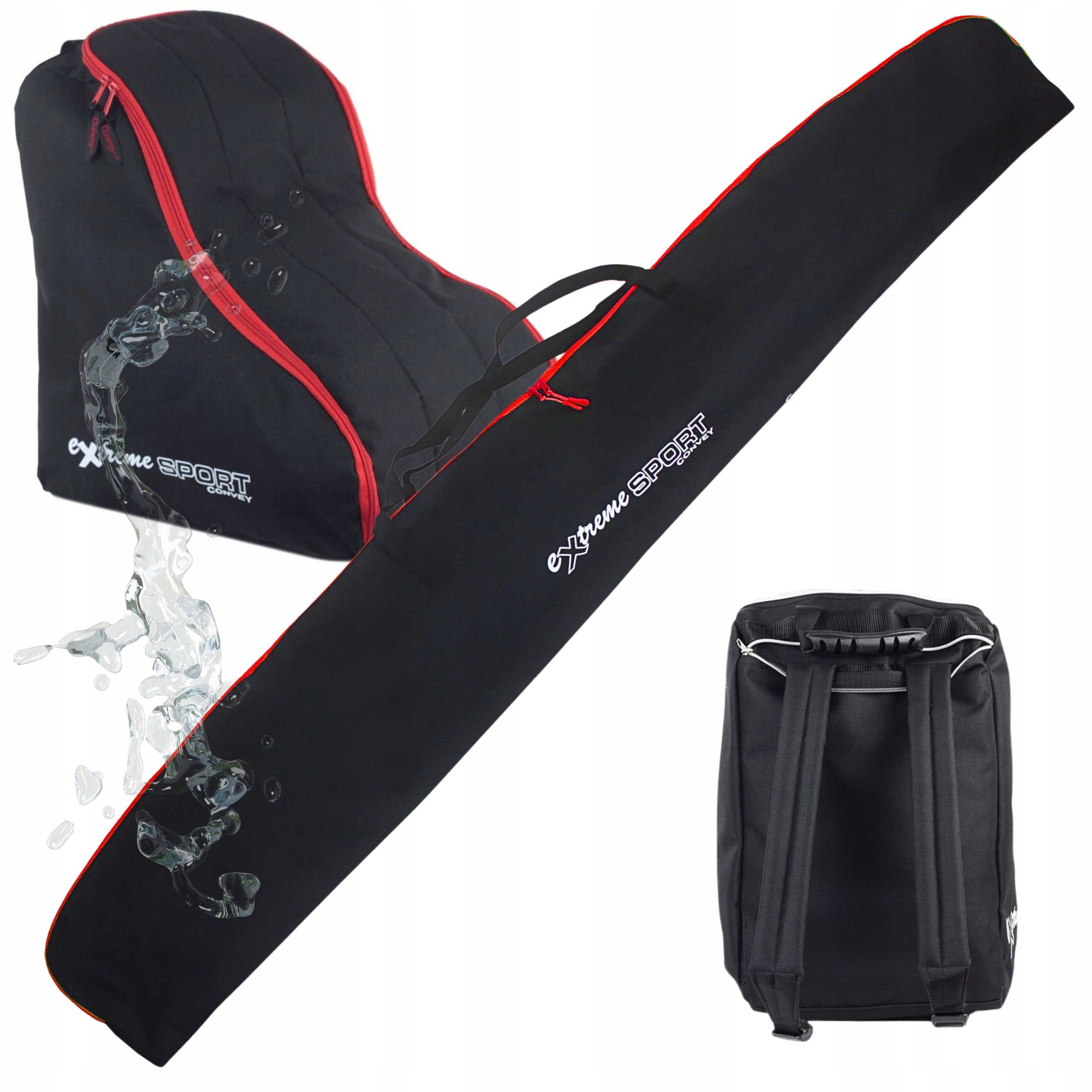 Lyžařský vak 160 cm Batoh na lyžařské boty, Polský výrobek